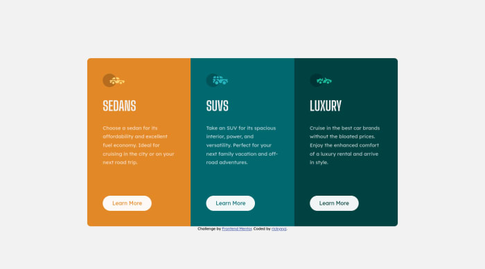 3 Column Preview Card